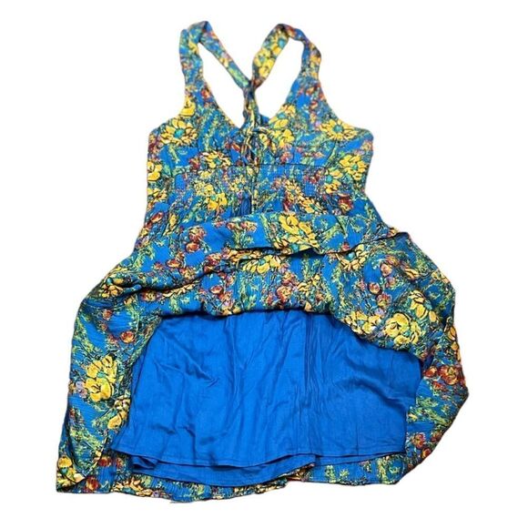 Free People Blue Combo Multicolor Dress, Size S, NWT - Picture 4 of 8